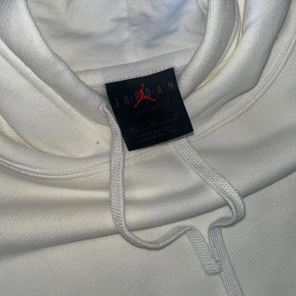 Nike Air Jordan AJ 4 Legacy Pullover White Hoodie Sample - Picture 9 of 11